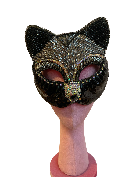 Máscara gato aplicação
