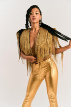 Carregar imagem no visualizador da galeria, Calça legging metalizada