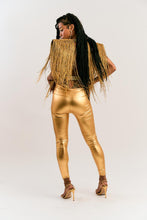 Carregar imagem no visualizador da galeria, Calça legging metalizada