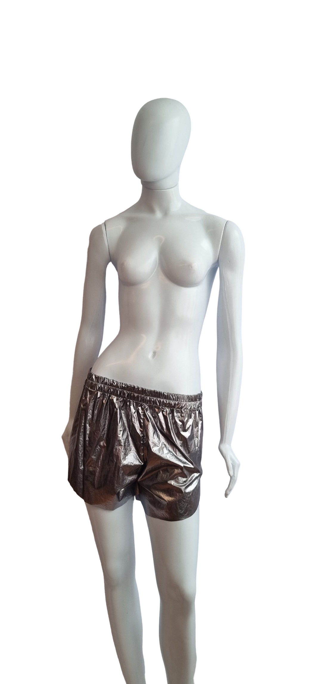 Short nylon metalizado