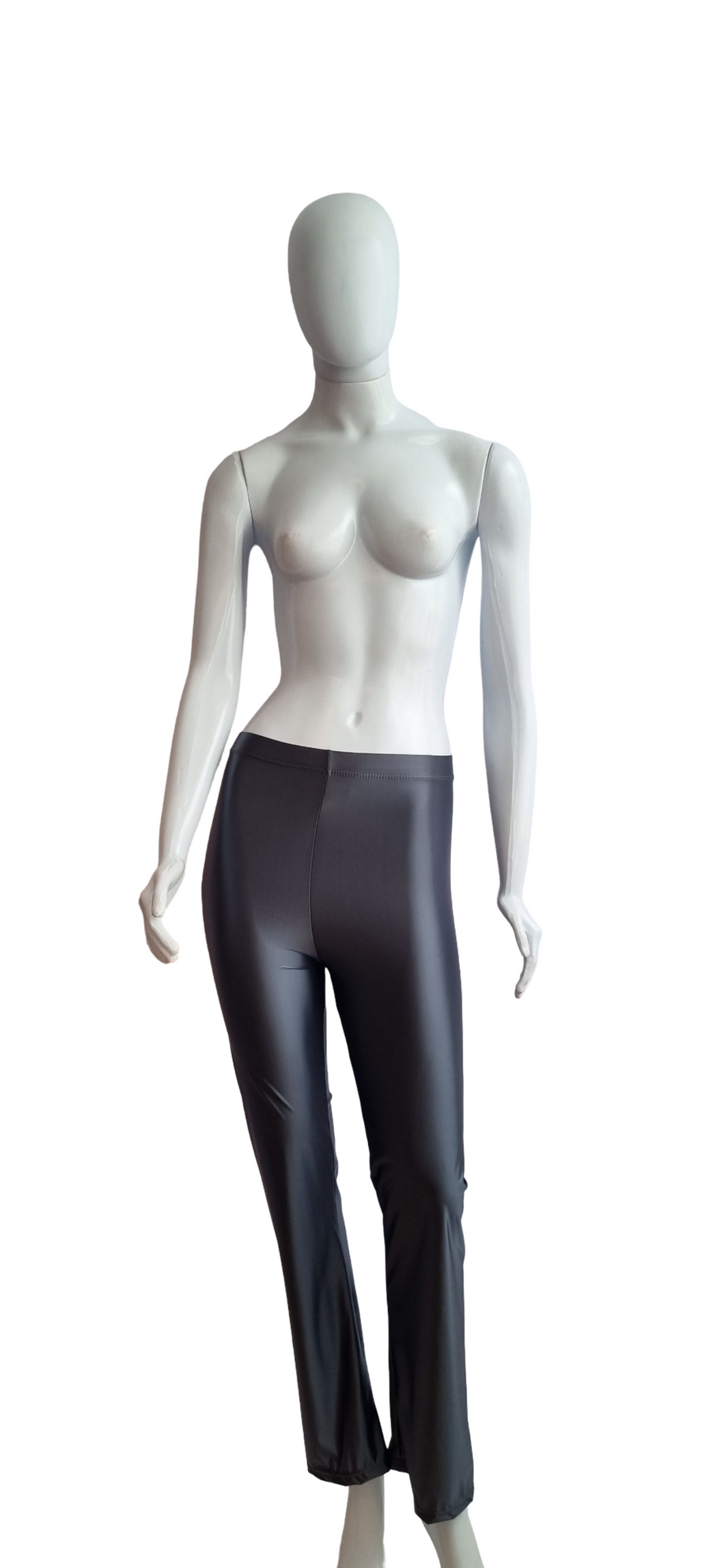 Calça flare acetinada
