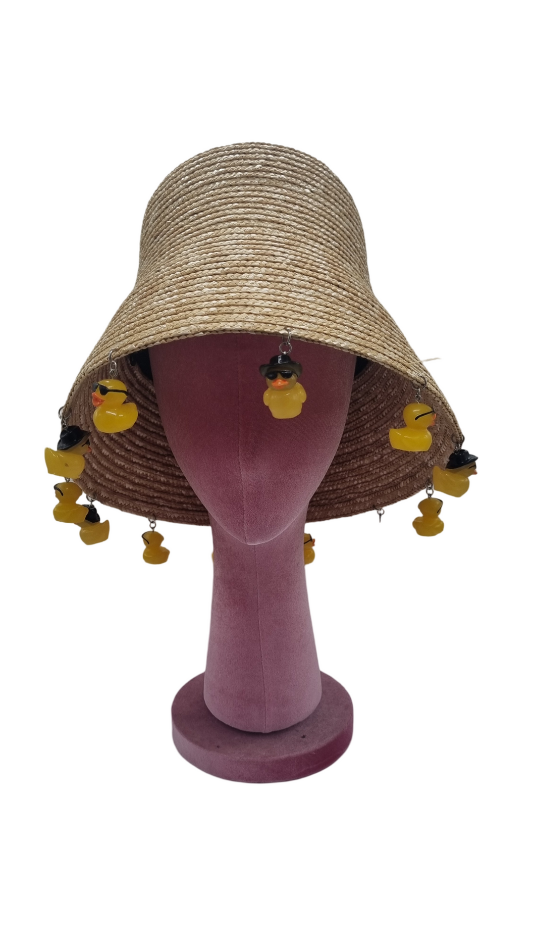 Chapéu de palha patinhos