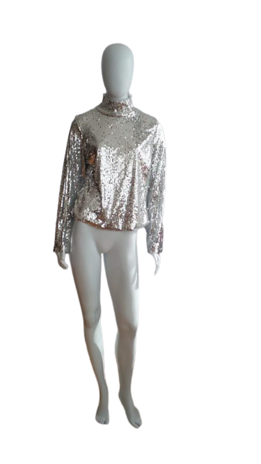 Blusa paetês