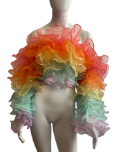 Carregar imagem no visualizador da galeria, Blusa ruffles rainbow
