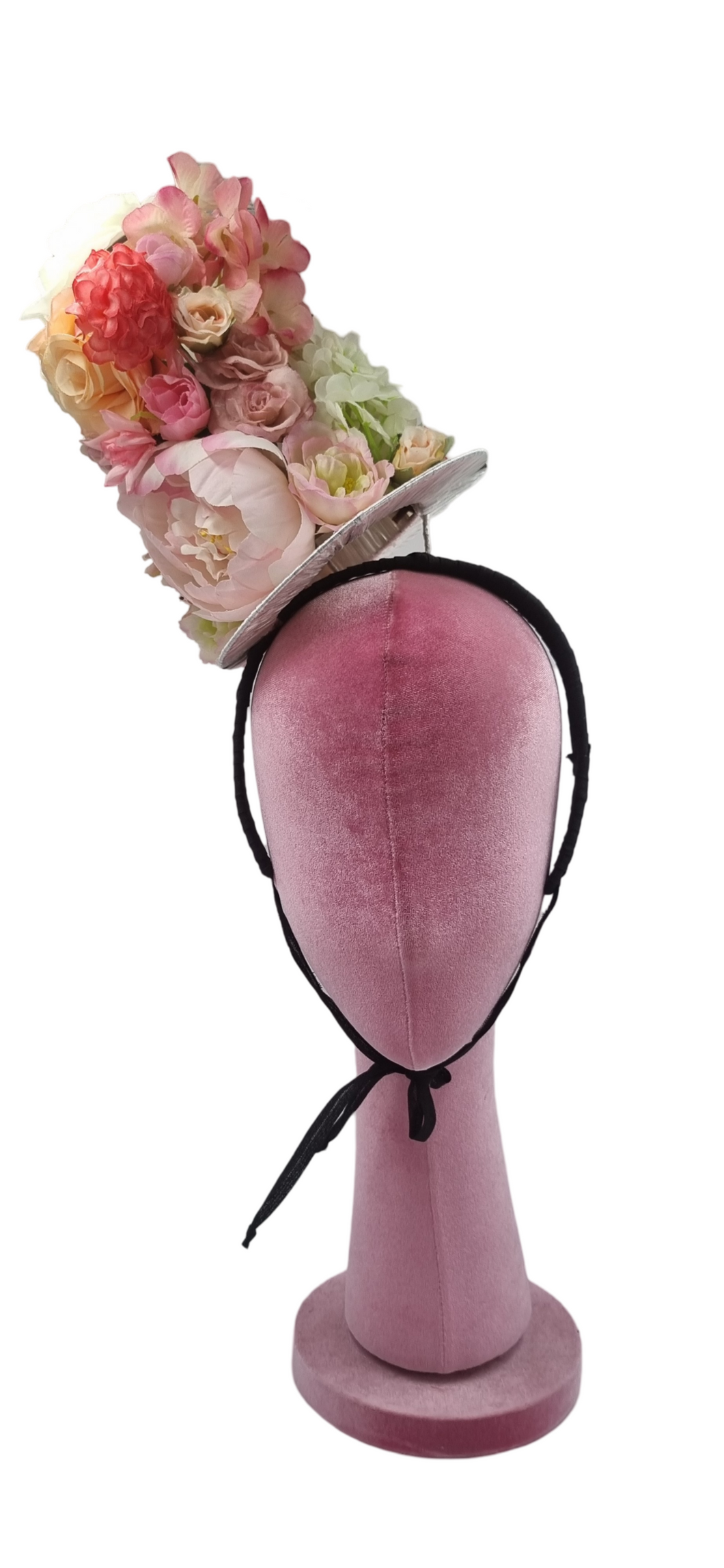 Cabeça cartolinha flores