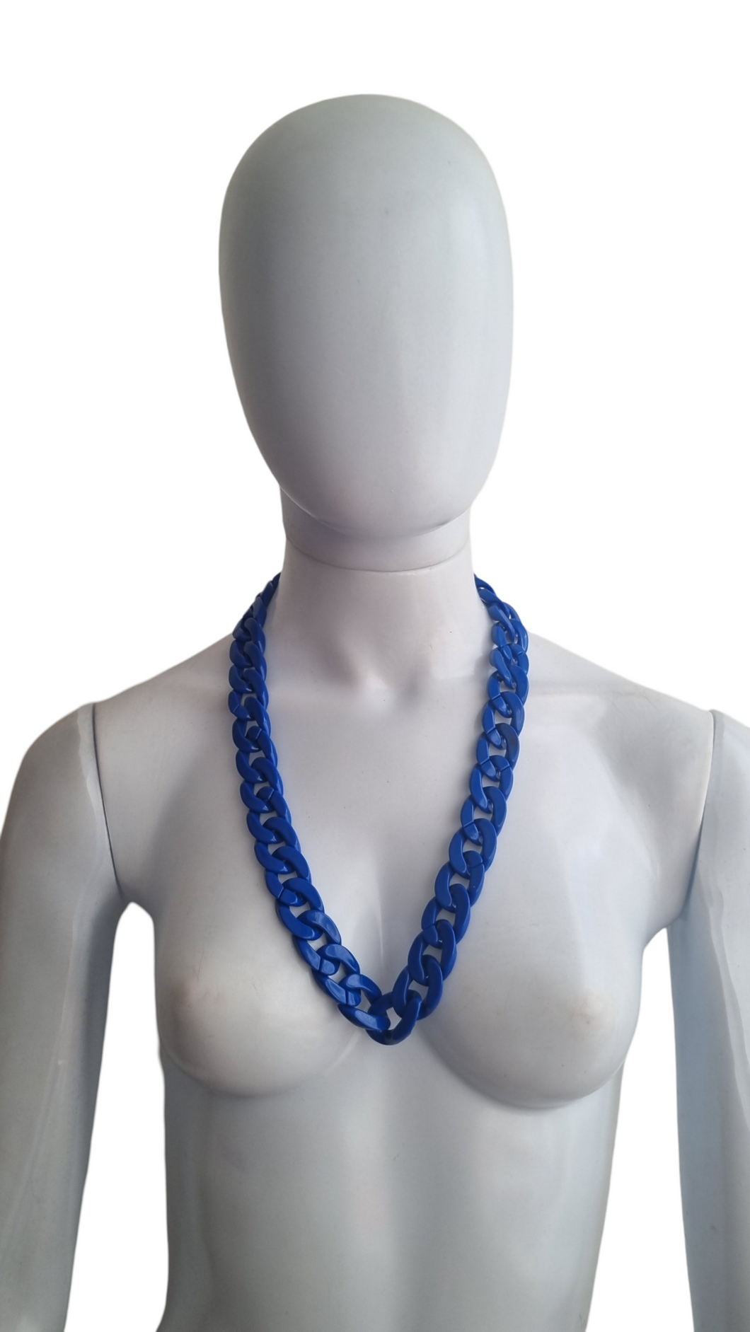 Colar corrente azul