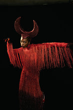 Carregar imagem no visualizador da galeria, Vestido longo franja lurex
