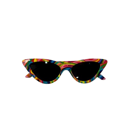Óculos de Sol Gatinho Colorido